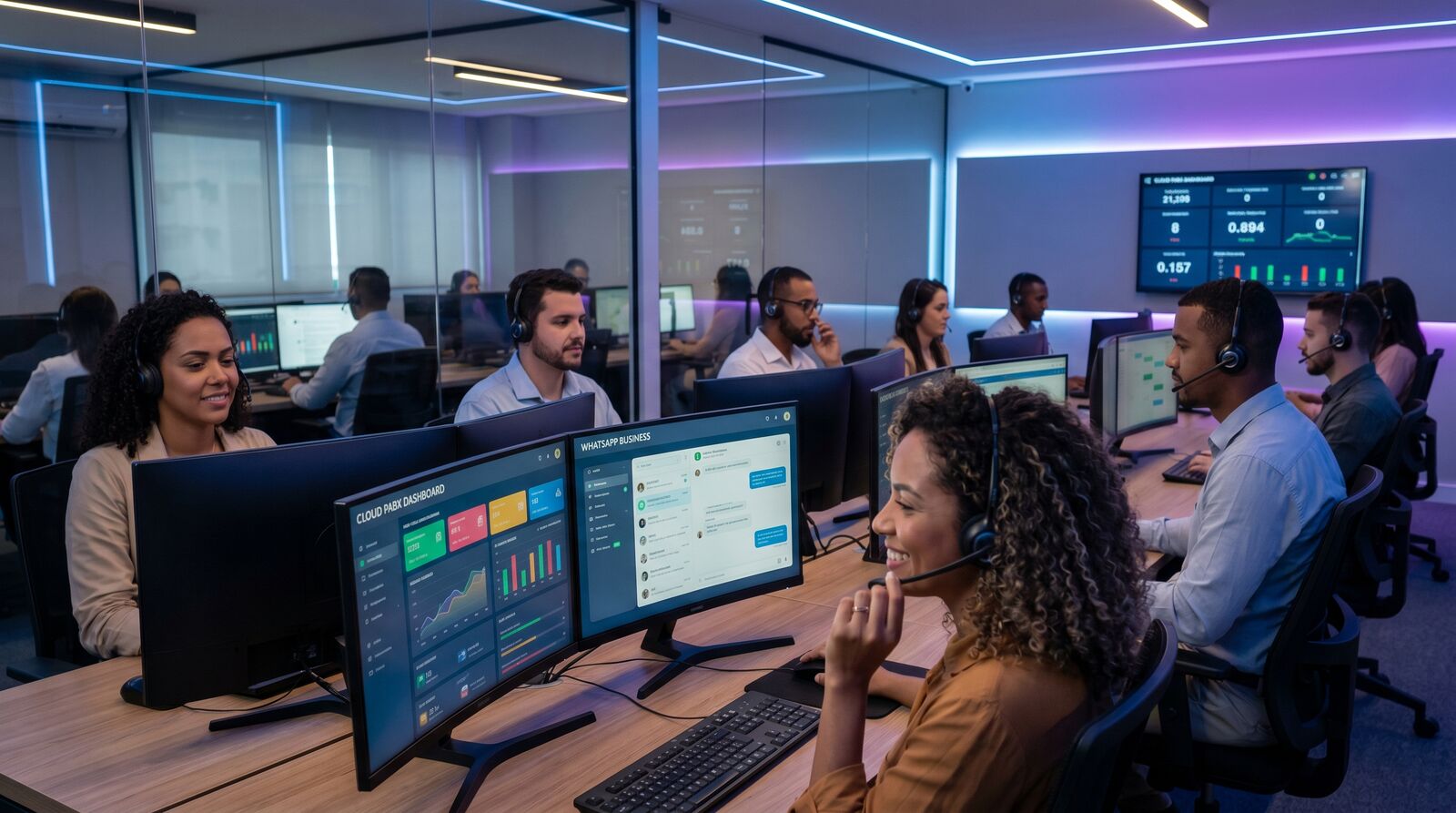 Telefonia empresarial em nuvem
